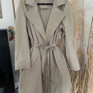 American Apparel Beige Trench Coat